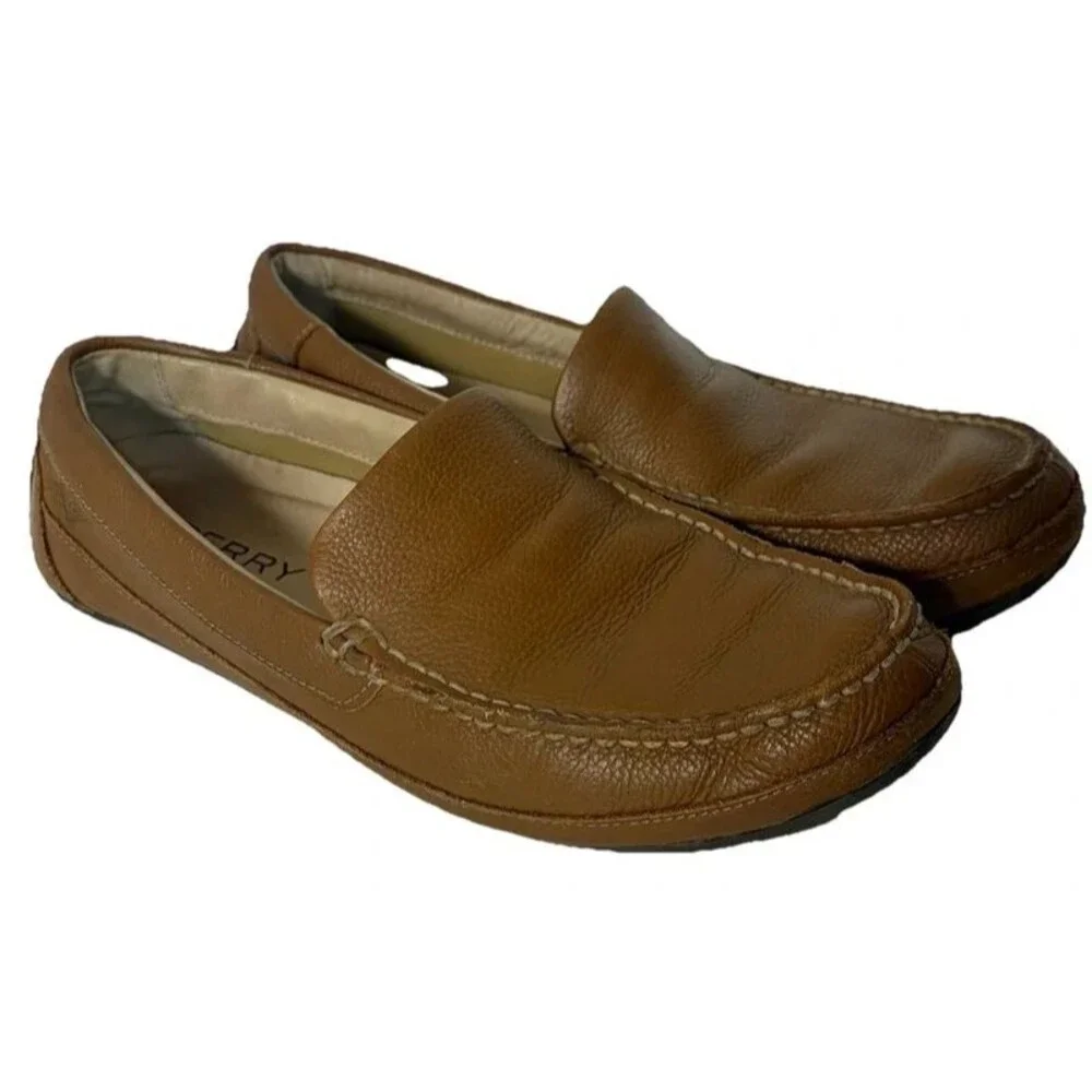 Sperry Top-Sider Hampden Venetian Loafer STS10724 Brown Leather Men’s US Size 10